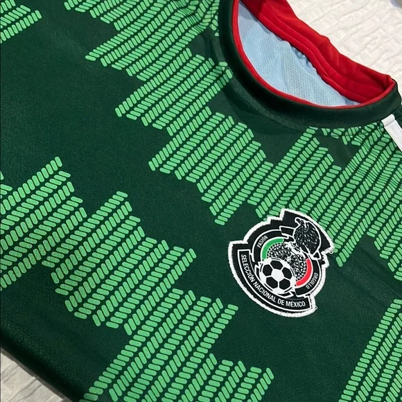 Mexico 🇲🇽 Jersey Futbol soccer 🥅 Green men’s fitted large loose medium